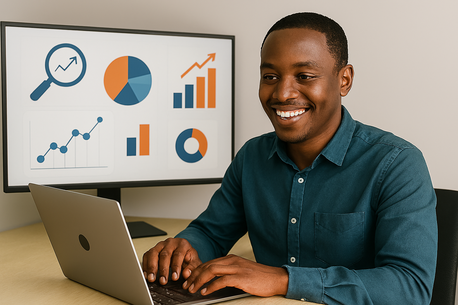 An abstract representation of data flowing and converging into actionable insights. Visualize a network of interconnected nodes and lines, forming a stylized brain or a growing plant. The colors should be vibrant and dynamic, representing the flow of information. The lighting is soft and glowing. The overall effect should be modern and futuristic, conveying the power of data analytics to drive business growth.